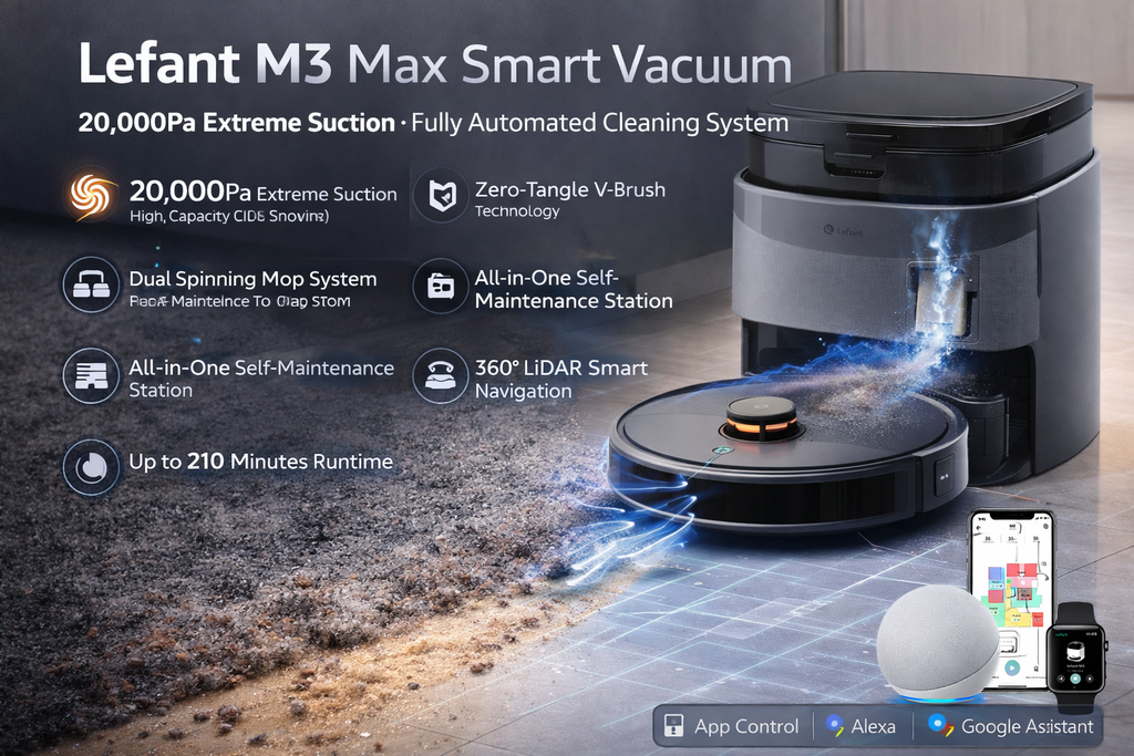 Lefant M3 Max Smart Vacuum Cleaner