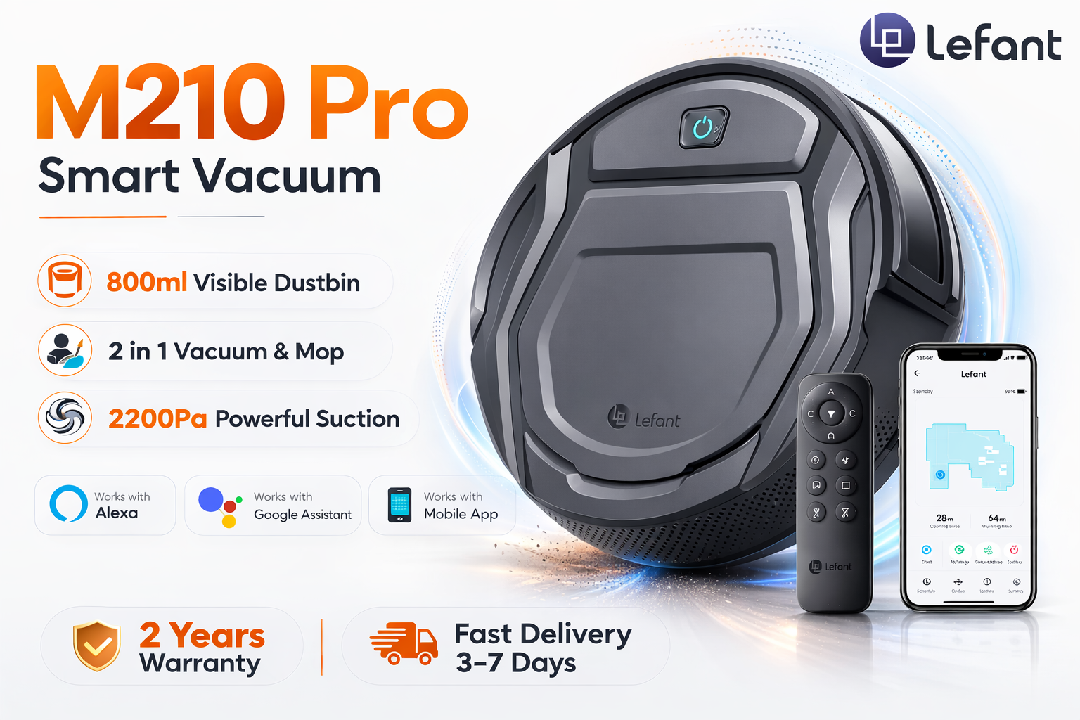 Lefant M210P Smart Vacuum