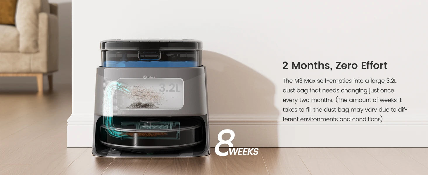 Lefant M3 Max Smart Vacuum Cleaner