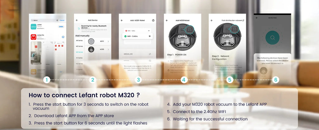 Lefant M320 Robot Vacuum Cleaner