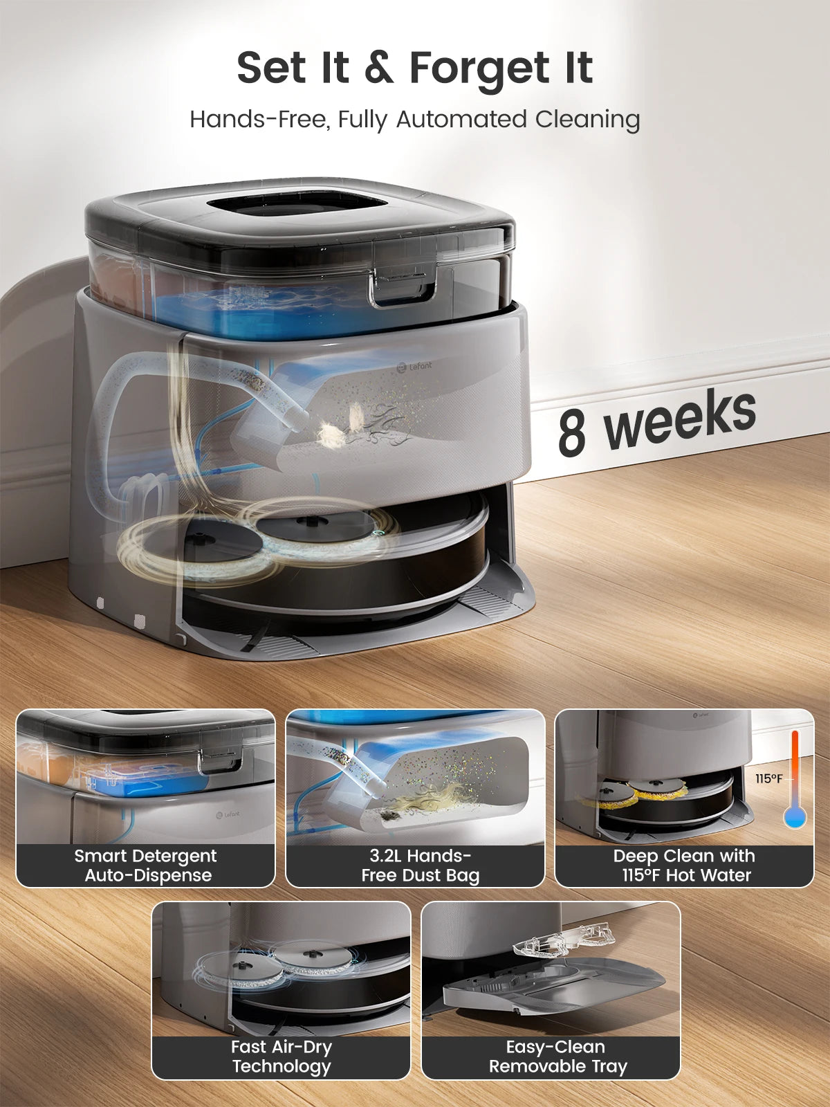 Lefant M3 Max Smart Vacuum Cleaner