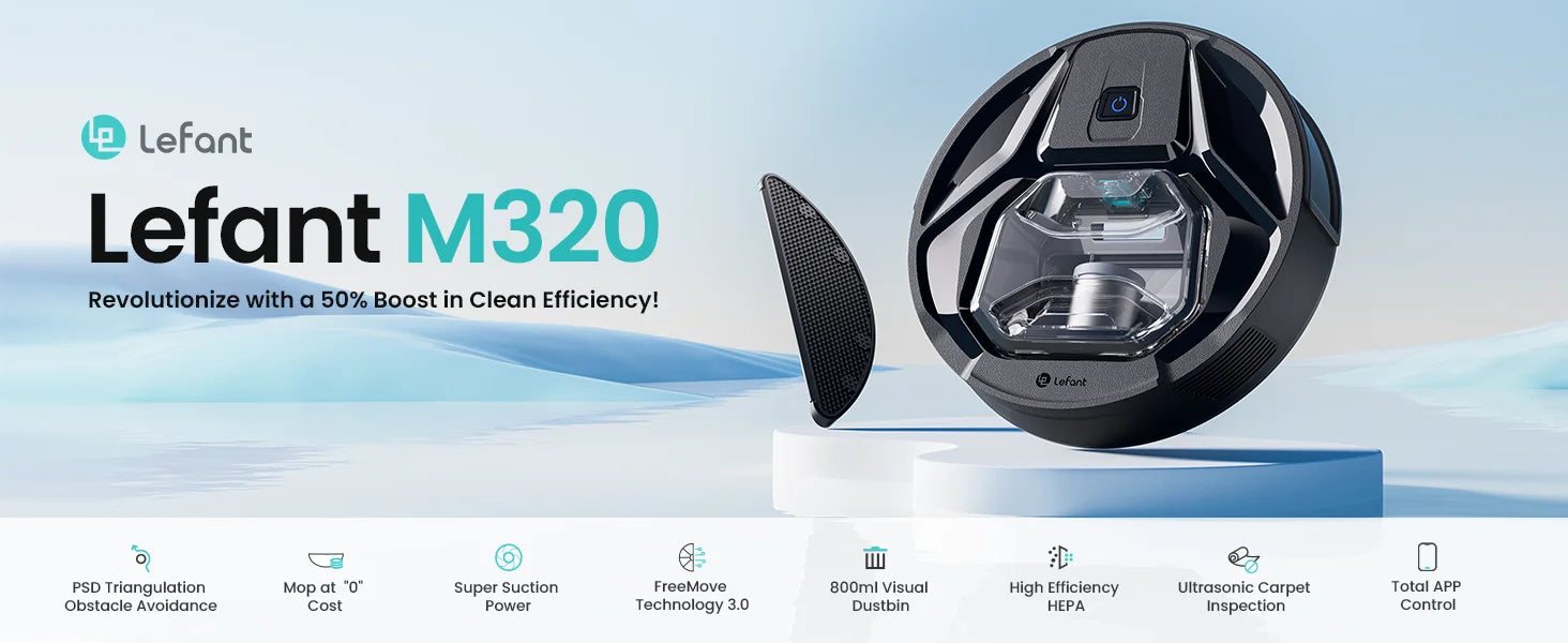 Lefant M320 Robot Vacuum Cleaner