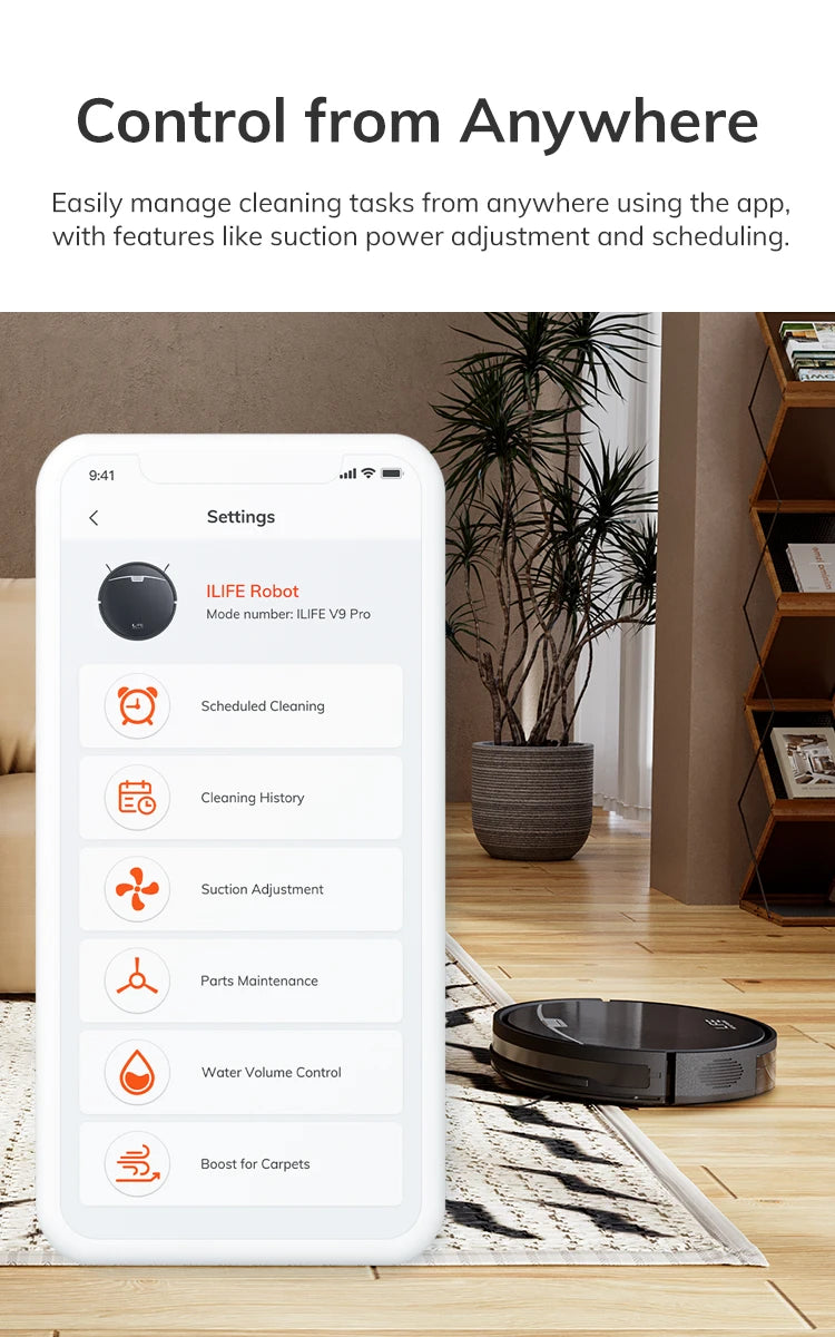 ILIFE V9Pro Smart Vacuum