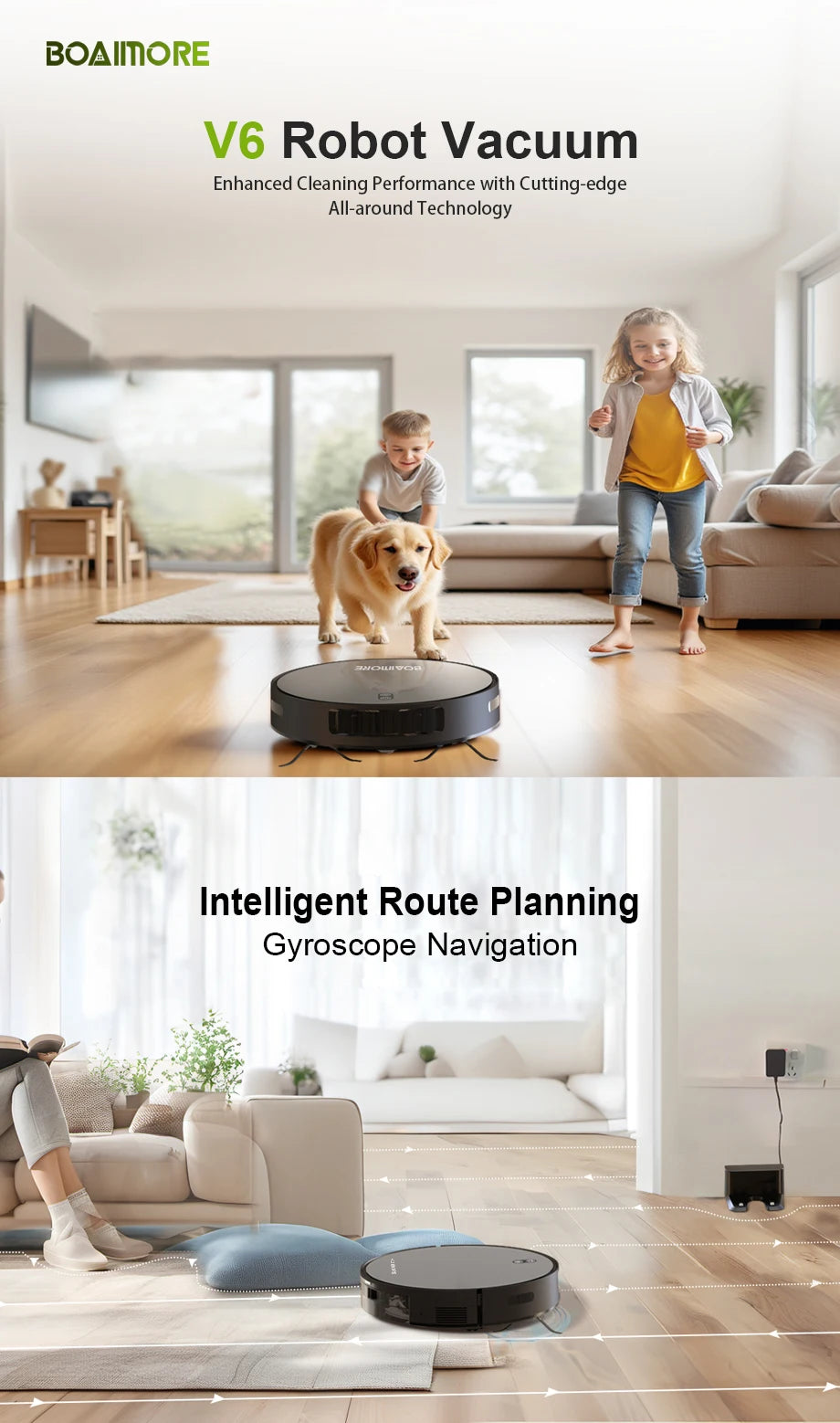 BOAIMORE V6 Smart Vacuum