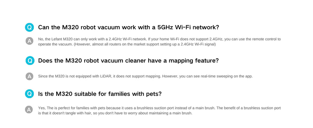 Lefant M320 Robot Vacuum Cleaner