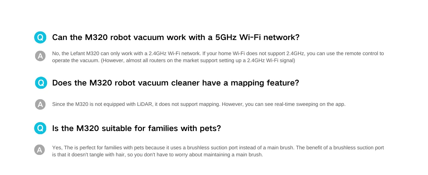 Lefant M320 Robot Vacuum Cleaner