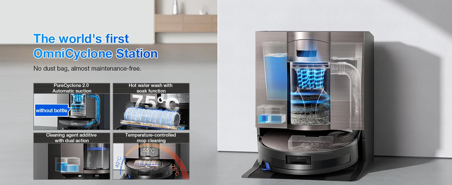 ECOVACS DEEBOT X11 Omni Cyclone