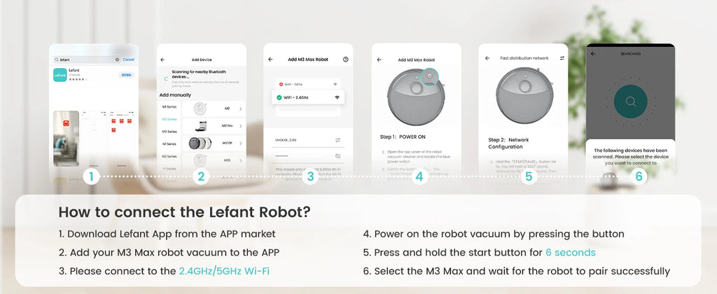 Lefant M3 Max Smart Vacuum Cleaner