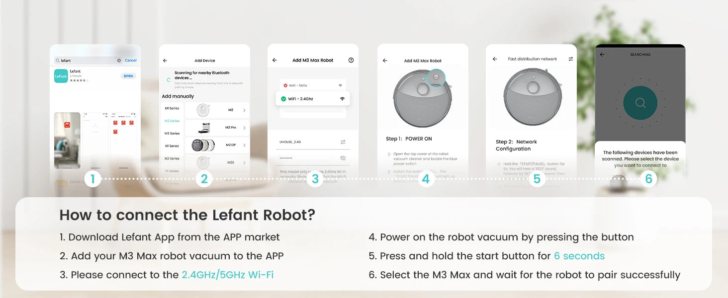 Lefant M3 Max Smart Vacuum Cleaner