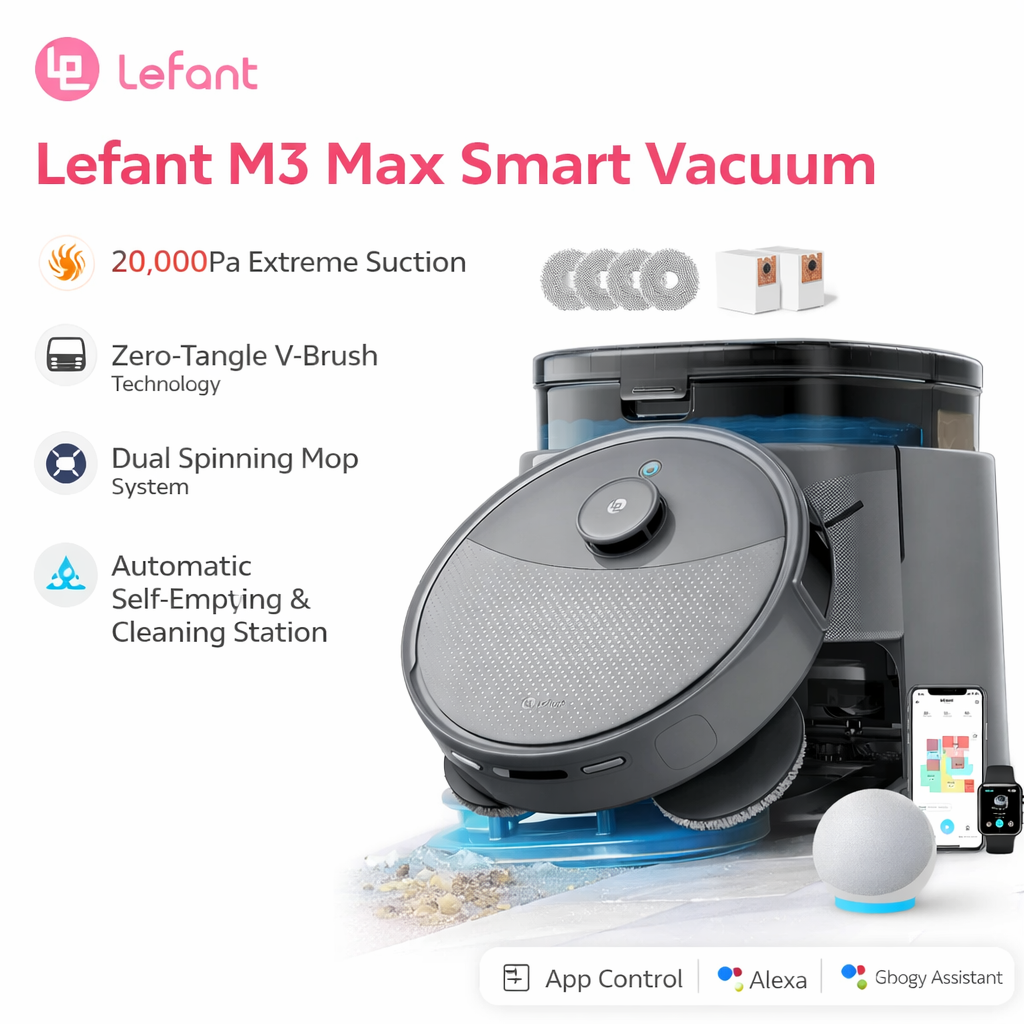 Lefant M3 Max Smart Vacuum Cleaner